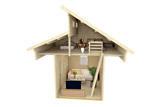 The Temagami Attic Bunkie Inside 02